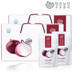 청춘농장 무안 자색 양파즙 2박스 총 60포, 무안 자색 양파즙 2박스 60포/free