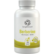 LongLifeNutri 롱라이프뉴트리 베르베린 버버린 500mg 180 베지캡슐, 1개, 120개입