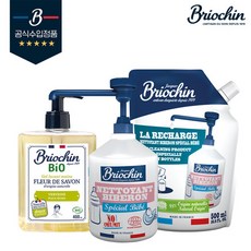 브리오신 베이비 젖병세척제 500ml (본품+리필) + 핸드솝 (택1), 미엘시트론