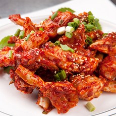 [자연맛남] 당일제조 국내산 연평도 꽃게 양념게장 600g x 1통, 단품