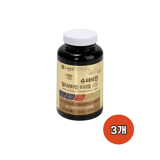 종근당건강 슈퍼비젼 멀티비타민 미네랄 로얄 1400mg 180정 3개