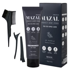 마잘 자극없는 셀프 다운펌 120g + 펌브러쉬 + 장갑 + 집게2개 + 파마지50장, 1개