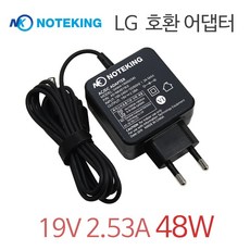 LG 모니터 울트라기어 27GN800 호환 19V 2.53A 48W (6.5x4.4mm) 전원 어댑터, AD-NK4819L6