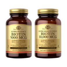 솔가 SOLGAR 비오틴 BIOTIN 5000mcg 10000mcg캡슐 100개입 120개입 배송 품질 보증, 비오틴 5000mcg 100캡슐