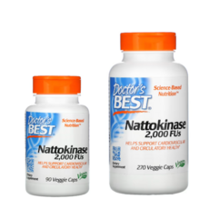 닥터스베스트 나토키나제 나토키나아제 2 000Fus 90270캡슐 Nattokinase, 270캡슐