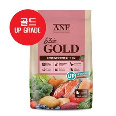 ［업그레이드］ ANF 캣 식스프리 골드 고양이 사료 1.8kg, 키튼 1.8kg