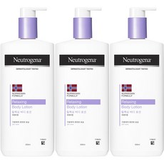 뉴트로지나 릴랙싱 바디 로션 라벤더향, 450ml, 3개