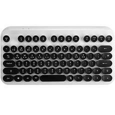 코시 코코 레트로 블루투스 키보드, KB3296BT, 화이트