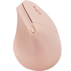 한성컴퓨터 VM100 V2 OfficeMaster 무선 버티컬마우스, 핑크