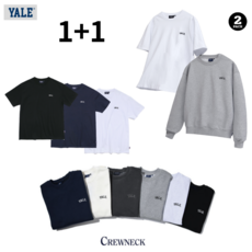 (국내정품) 예일 YALE 스몰 아치 크루넥+티셔츠 THINNANA