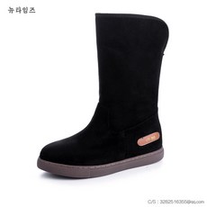 여성 부츠 털 부츠 앵클 따뜻한 겨울 벨벳 여자부츠 빅사이즈부츠신발 양털 20대 30대 뉴타임즈 +