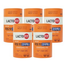 종근당건강 생유산균 락토핏 코어맥스 온가족 유산균 2g x 60포 (코어맥스), 120g, 5개