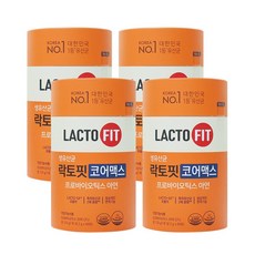 종근당 락토핏 생유산균 코어, 120g, 4통