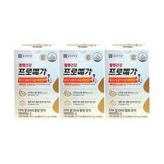 [종근당건강] 프로메가 알티지 오메가3 듀얼 비타민D + 락토핏 생유산균 로얄 30포 증정, 3박스
