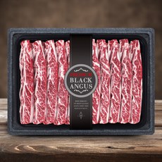 [프레시미트] 블랙앵거스 LA갈비 2kg 선물세트, 상세 설명 참조