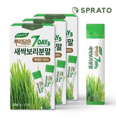 스프라토 뿌리담은 7days 새싹보리 분말, 60g, 3개