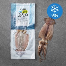 오바다 원양산 반건조오징어 대 3미 (냉동), 330g, 1개