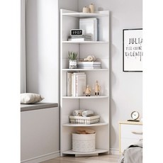 코너장 장식장 거실 수납장 틈새 모서리 선반, 오크 30*30*150cm