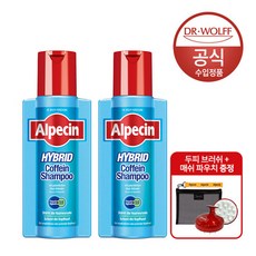 알페신(alpecin) 알페신 하이브리드 카페인 샴푸 250ml x2