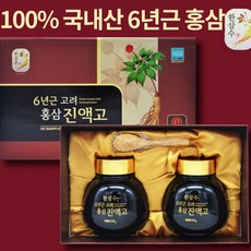 국내산 고려 6년근 홍삼 농축액 홈삼 진액고 진액 15가지 한방 약재 부모님 명절 추석 설날 선물 보자기 포함 세트