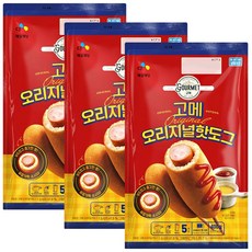 고메 오리지널 핫도그 400g, 3개, (냉동) 고메 오리지널 핫도그 400g