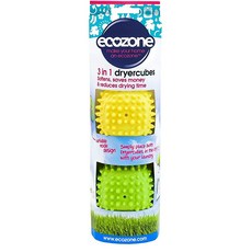 YOMIUP Dryer Cubes Tumble Dryer Balls - new softer material with variable node design. Pack of 2