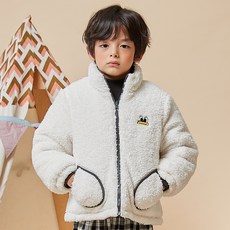팬콧키즈 아동용 팝아이즈 리버서블 보아 패딩