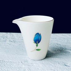 백자 골드테두리 파랑꽃 숙우 공도배 150ml #1167EA_JM#, 쿠팡 본상품선택
