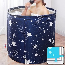 나혼자 1인용 접이식 휴대용 반신욕조 목욕탕 간이 이동식 사우나