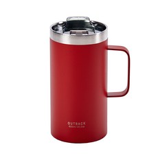 오슬로 아웃백 머그 V2 LONG, 레드, 1개, 600ml