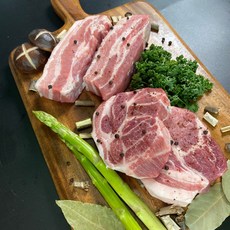 청년고기 금돼지 얼룩도야지 YBD 국내산 한돈 1등급 돼지고기 냉장 삼겹살 목살 400g, 한돈1등급 숄더랙 400g (냉장), 1개