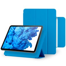 구스페리 마그네틱 폴리오 애플펜슬 커버 태블릿PC 케이스, 딥블루