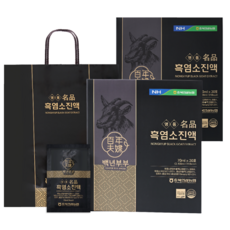 농협 명품 흑염소진액 국내산 한약재 명절 선물세트, 2100ml, 2개