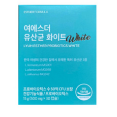 에스더포뮬러 여에스더 유산균 화이트 30캡슐, 5개