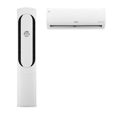 LG 휘센 에어컨 칸 멀티형 일반배관 58.5m2 + 18.7m2 웨딩스노우 방문설치, FQ18VCKWT2