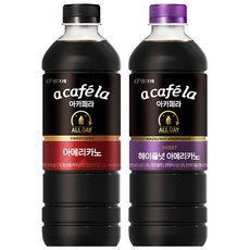 아카페라 올데이 1L x 4개(아메리카노2개+헤이즐넛2개)/대용량 커피/무료배송, (아메리카노2+헤이즐넛2), 올데이 1L 혼합