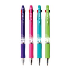 자바 제트3볼 0.5mm 3색볼펜 유성볼펜, 제트3볼 0.5mm(핑크)