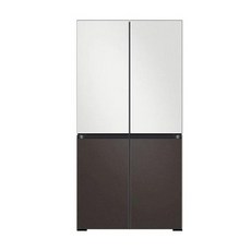 삼성 비스포크 냉장고 5도어 코타화이트+코타차콜 RF85B92K1AP 바름