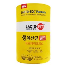 종근당 락토핏 생유산균 골드 프로바이오틱스 2g 90포 유산균 변비 장