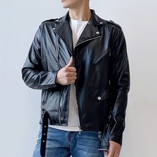 남성 라이더 바이크 레더자켓 바이커점퍼