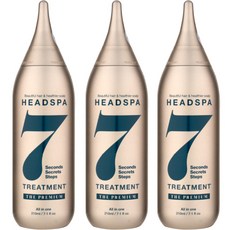 헤드스파 7 더 프리미엄 트리트먼트, 210ml, 3개