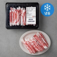 본고기 한우 1등급 차돌박이 바로구이용 (냉동), 350g, 1개