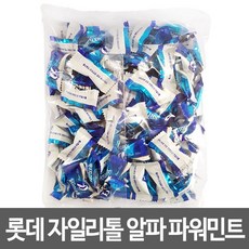 롯데제과 자일리톨 알파 파워민트, 315g, 6개