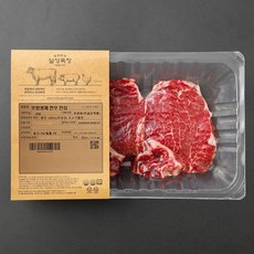 설성목장 무항생제 인증 한우 1++등급 안심 스테이크용 (냉장), 200g, 1개