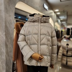 GGPX NC02 누빔배색 후드패딩점퍼 GMZADU964
