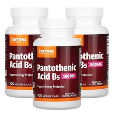 재로우 펜토텐산 B5 500mg 캡슐, 100개입, 3개