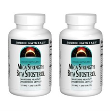 소스내츄럴스 메가 스트랭스 베타 시토스테롤 375mg 타블렛, 240개입, 2개