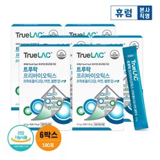 트루락 프리바이오틱스 아연 유산균 4.5g* 30포 6박스, 단품, 단품