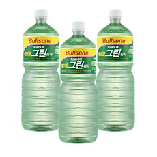 온마음샵 불스원 에탄올 자동차 그린 워셔액 1800ml 3개 사계절 차량 와이퍼액 와셔액