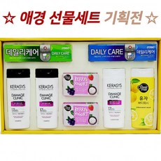 애경 종합 선물세트 샴푸 컨디셔너 바디워시 치약 비누 추석 설 선물, 상세페이지 참조